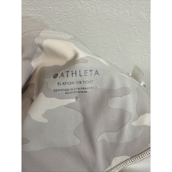 Athleta Elation 7/8 Tight Gray Camo Women's Size Small - Picture 5 of 5